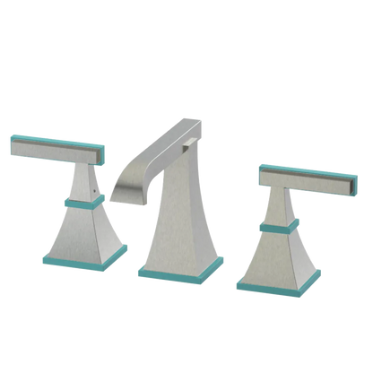 Rubinet Widespread Lav. Set. (less drain) Satin Nickel