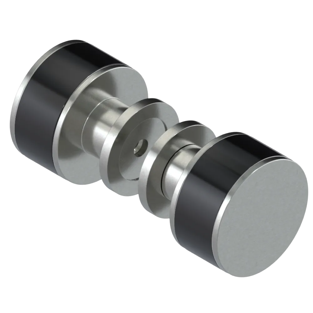 Rubinet Shower Door Knob (set) Satin Nickel