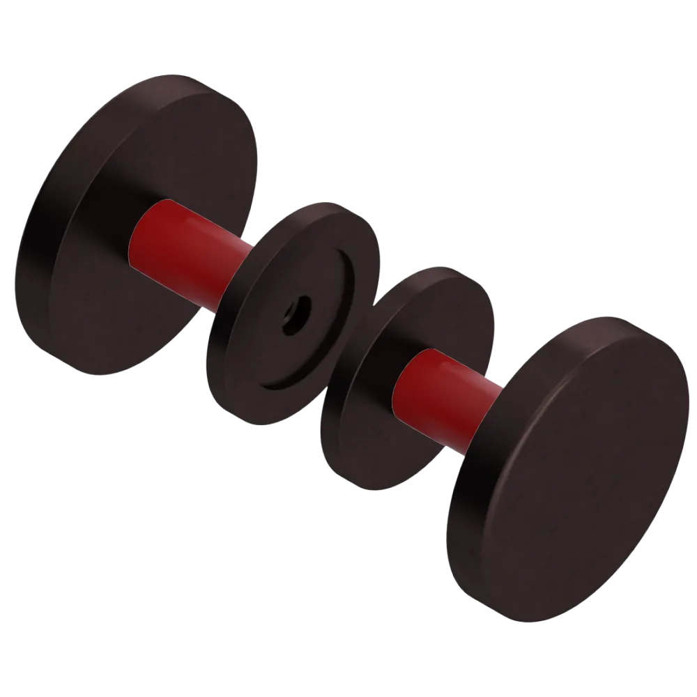 Rubinet Shower Door Knob (set) Oil Rubbed Bronze