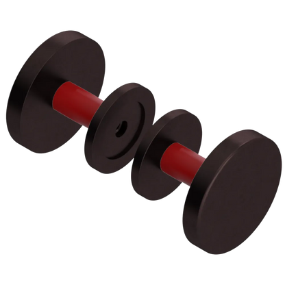 Rubinet Shower Door Knob (set) Oil Rubbed Bronze