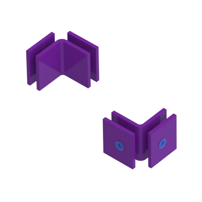 Rubinet 90 Glass to Glass Open Face Purple Haze