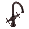 Rubinet Single Hole Dual Handle Lav. Set. (less drain) Oil Rubbed Bronze