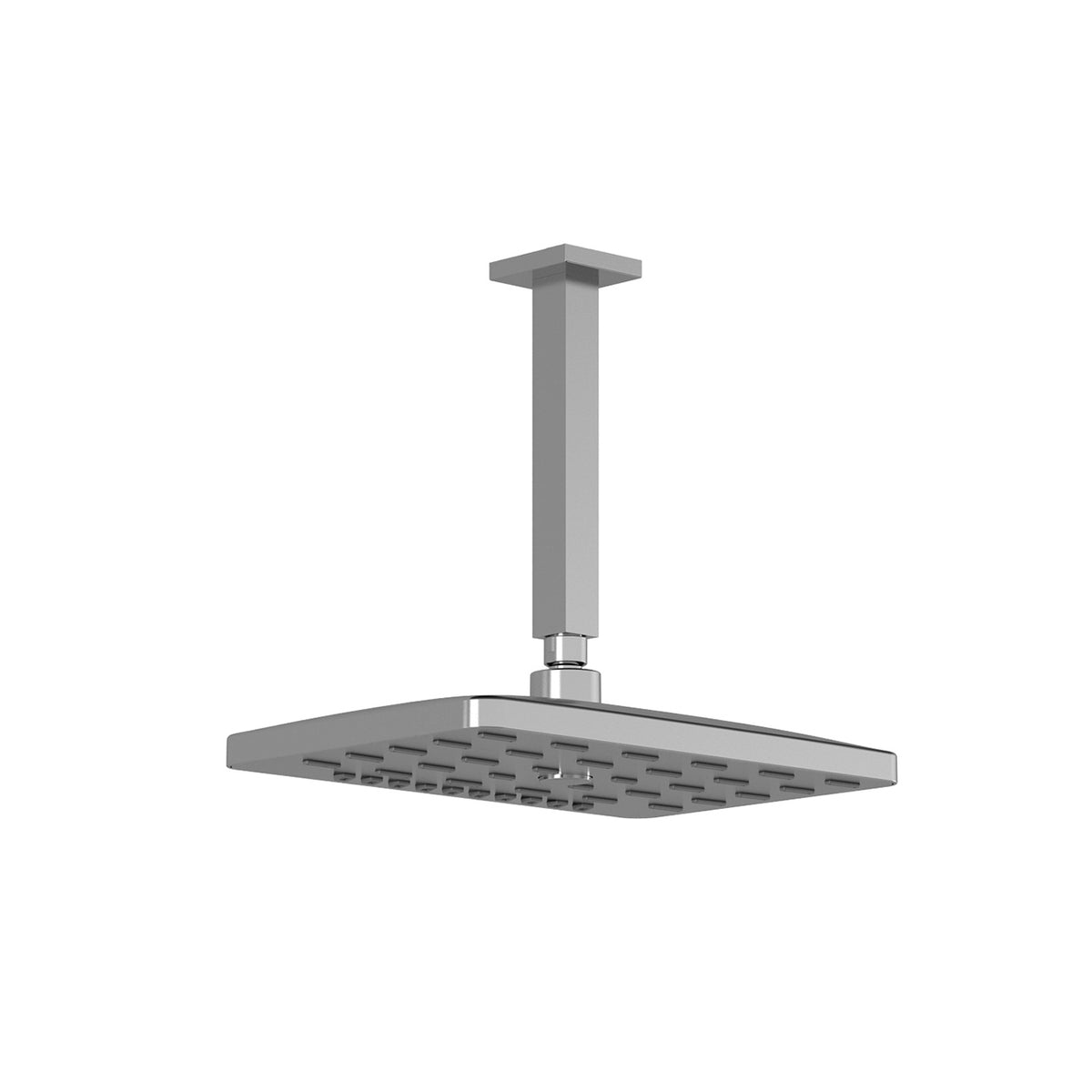 GRAFIK™ PREMIA 200mm x 320mm (7 ⅞'' x 12 ½'') Rectangular Rainhead and 203mm (8'') Vertical Ceiling Arm