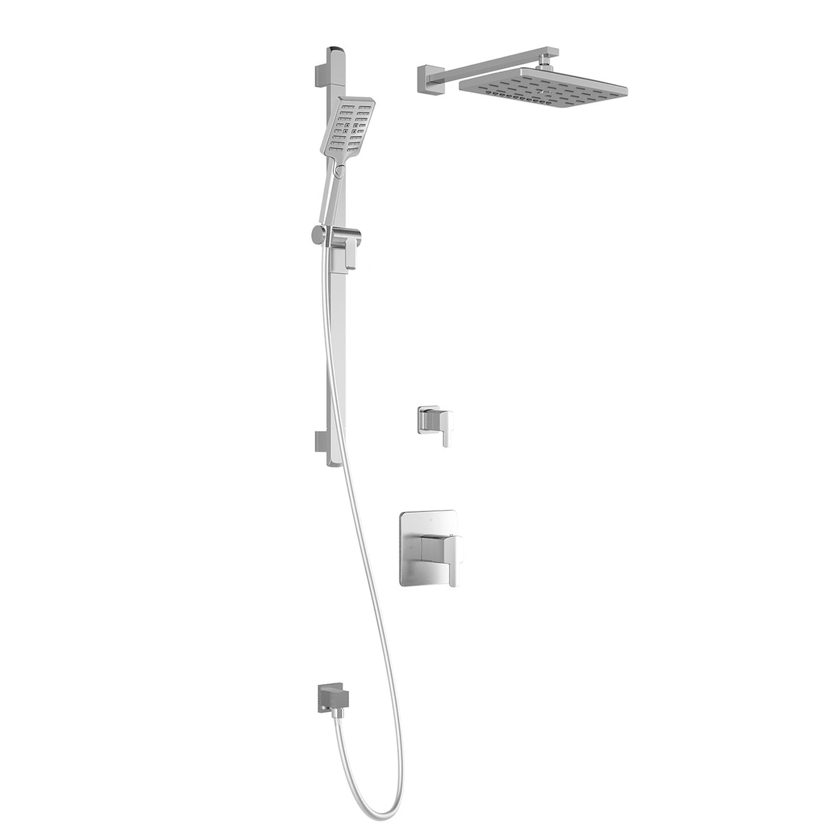 GRAFIK™ TD2 PREMIA (Valves Not Included) : AQUATONIK™ T/P Shower System with Wallarm