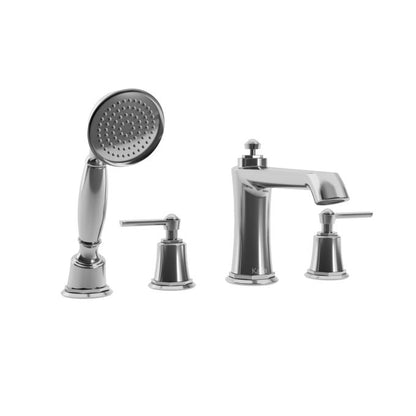 Kalia RUSTIK Deckmount tub faucet with hand shower