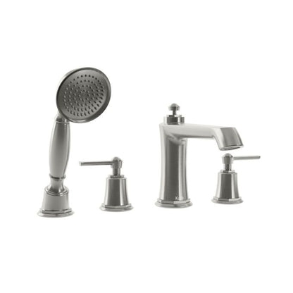 Kalia RUSTIK Deckmount tub faucet with hand shower