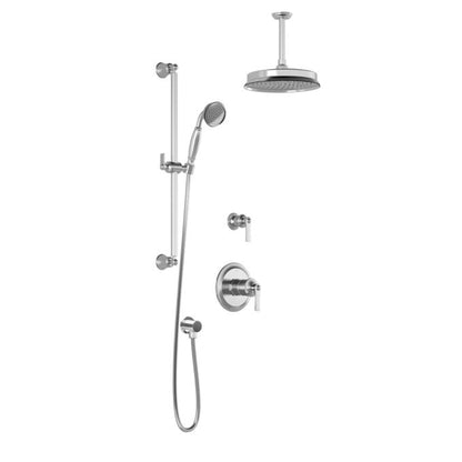 Kalia RUSTIK TD2 Thermostatic shower systems - Vertical arm