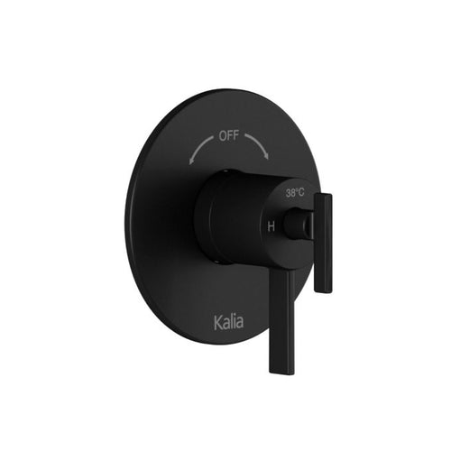 Kalia ROUNDONE 2-way AQUATONIK type T/P 1/2“ coaxial valve with diverter and decorative trim