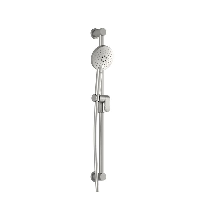 Kalia 2-jet handshower, wallbar and 60” flexible and soft PVC hose assembly