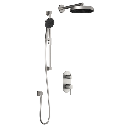 Kalia Premia - RoundOne TD2 Shower system (without valve) - Wall arm -