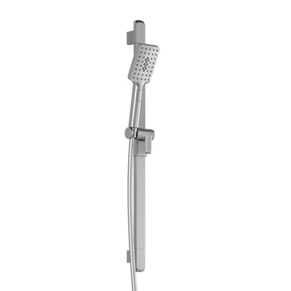Kalia SquareOne™ 2-Jet Handshower, Wallbar and 60'' Flexible and Soft PVC Hose Assembly
