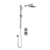 Kalia SquareOne™ TD2 : AQUATONIK™ T/P with Diverter Shower System with Wallarm