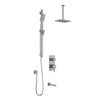 SquareOne™ TD3 : AQUATONIK™ T/P with Diverter Shower System with Vertical Ceiling Arm
