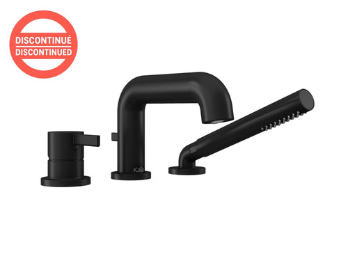 Kalia BASICO - 3-piece deckmount tub filler with handshower – BF1771-160