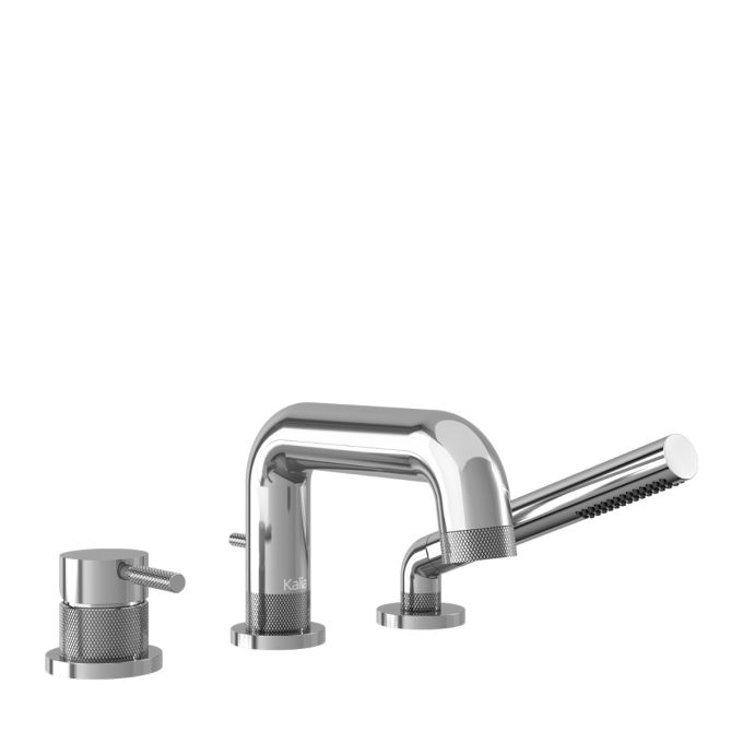 KALIA PRECISO - 3-piece deckmount tub filler with handshower - Cartridge included with rough-in