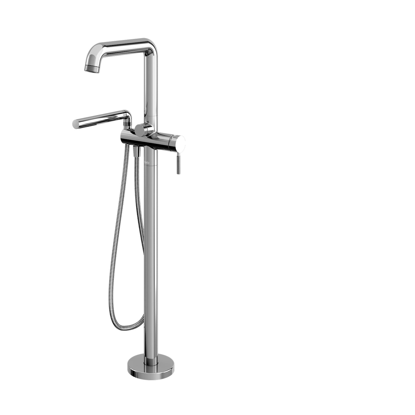 KALIA PRECISO Floormount tub filler with handshower - Cartridge included with rough-in