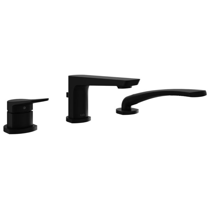 Kalia MOROKA 3-piece deckmount tub filler with handshower - cartridge included with rough-in