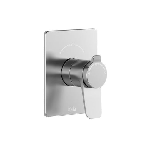 Kalia MOROKA 2-way AQUATONIK type T/P 1/2“ coaxial valve with diverter and square decorative trim