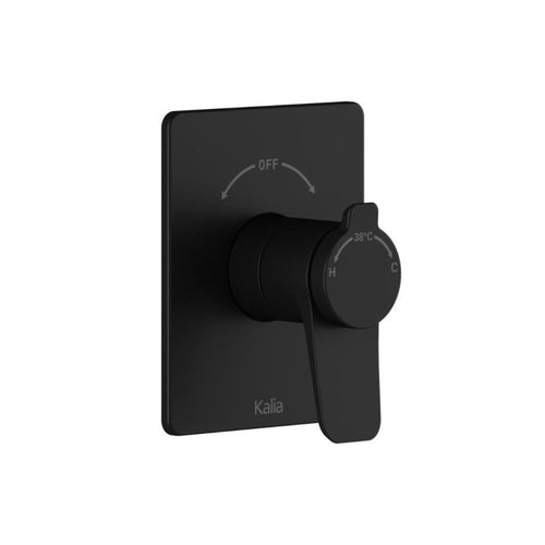 Kalia MOROKA 2-way AQUATONIK type T/P 1/2“ coaxial valve with diverter and square decorative trim