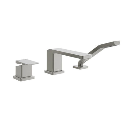 Kalia KAREO 3-PIECE DECKMOUNT TUB FILLER WITH HANDSHOWER - CARTRIDGE INCLUDED WITH ROUGH-IN
