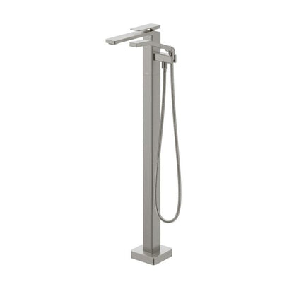 Kalia KAREO Floormount tub filler with handshower - Cartridge included with brut
