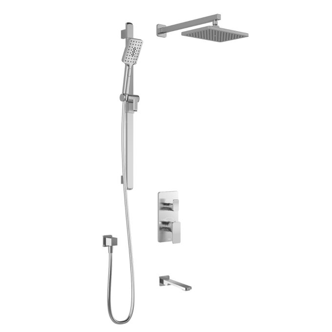 Kalia KAREO TD3 Thermostatic shower system (Valve not included) - Wall arm