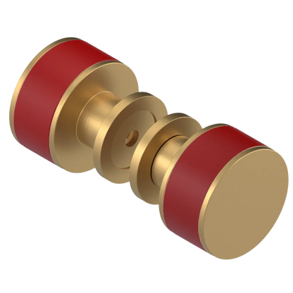 Rubinet Shower Door Knob (set) Satin Gold