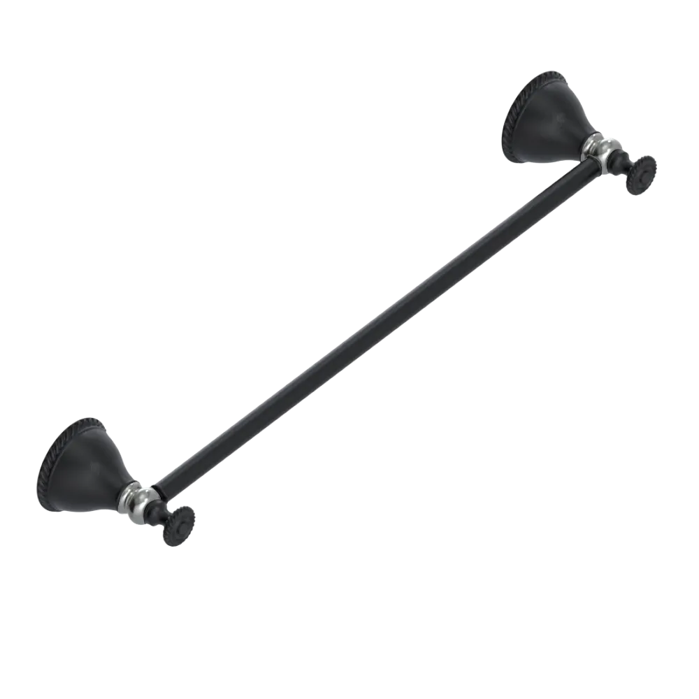 Rubinet Towel Bar 24" Matt Black