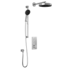 Kalia Premia - TB2 Shower system with push-buttons (without valve) - Wall arm