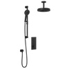 Kalia ELVA TB2 PREMIA (Valve Not Included) : AQUATONIK™ T/P Push-Button Shower System with Vertical Ceiling Arm Soft Bronze PVD