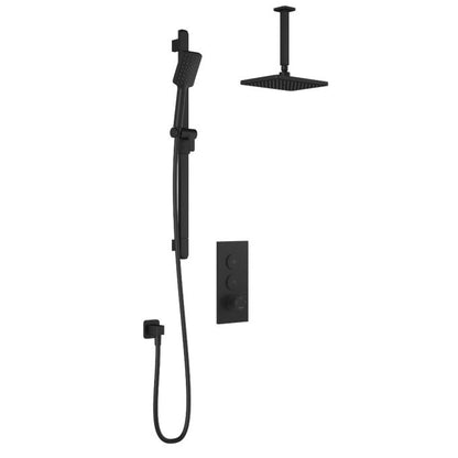 Kalia KAREO TB2 Thermostatic shower systems with push-button - Vertical arm