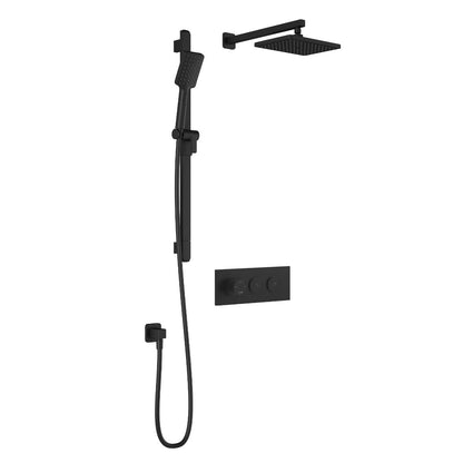 Kalia KAREO TB2 Thermostatic shower systems with push-button - Wall arm – BF2099-160