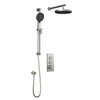 Kalia Plus - Moroka TB2 Shower system with push-buttons valve - Wall arm