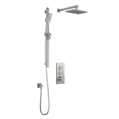 Kalia MOROKA TB2 Shower system with push button valve - Wall arm – BF2095-125