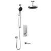 Kalia Premia - Moroka TB3 Shower system with push-buttons valve - Vertical arm