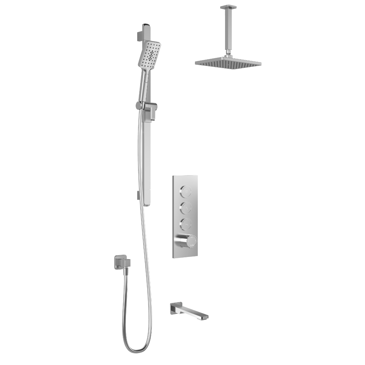 Kalia MOROKA TB3 Shower systems - Vertical arm