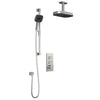 Kalia Premia - Kareo TB2 Shower system with push-buttons valve - Vertical arm