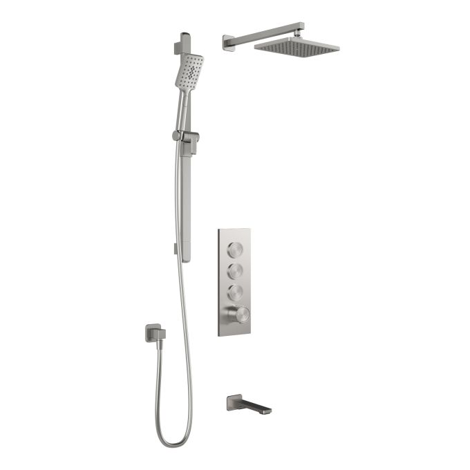 Kalia KAREO TB3 Shower systems with push-button valve