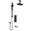 Kalia Premia - Kareo TB3 Shower system with push-buttons valve - Vertical arm