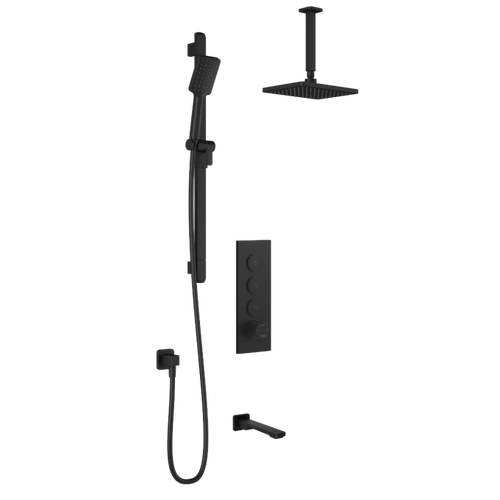 Kalia SQUAREONE TB3 Shower systems (without valve) - Vertical arm