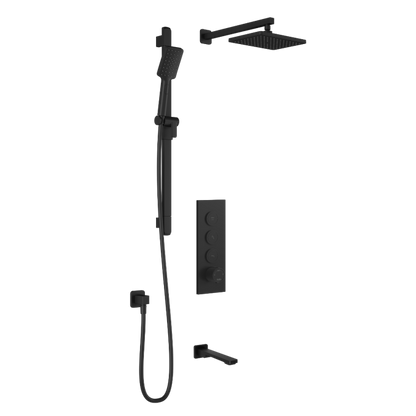 Kalia KAREO TB3 Shower systems with push-button valve