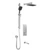 Kalia Plus - Kareo TB3 Shower system with push-buttons (without valve) - Wall arm
