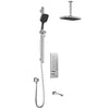 Kalia Plus - Kareo TB3 Shower system with push-buttons (without valve) - Vertical arm