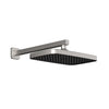 Kalia Kareo - Plus 325mm x 200mm (12 ¾'' x 7 ⅞'') square rainhead and 90° wall arm
