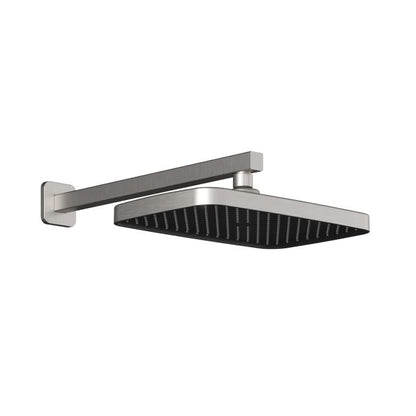 Kalia Kareo - Plus 325mm x 200mm (12 ¾'' x 7 ⅞'') square rainhead and 90° wall arm