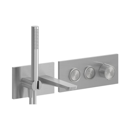Kalia MOROKA Wall-mount Tub Filler with Push-Button Valve