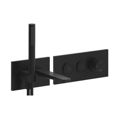 Kalia MOROKA Wall-mount Tub Filler with Push-Button Valve