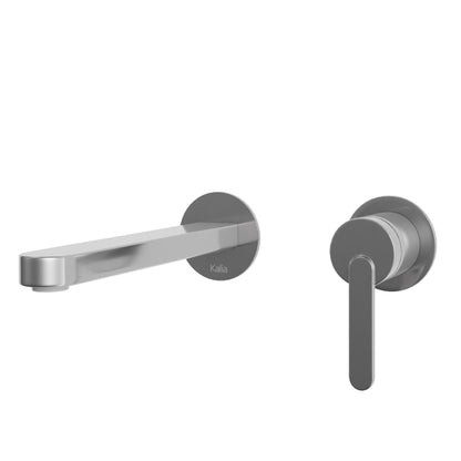 Kalia STEN Wallmount lavatory faucet with drain and overflow chrome – BF2239-110