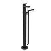 Kalia STEN Floormount tub filler with handshower - Rough-in included matte black – BF2243-160