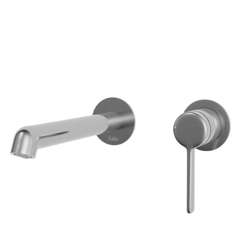 Kalia ELVA Wallmount lavatory faucet with drain and overflow